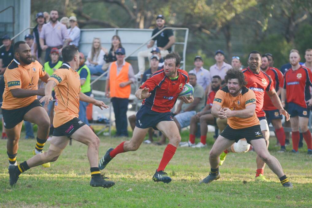 PRESSURE: Gunnedah's James Perrett, pictured earlier this season, was amongst the points on the weekend. Photo: Samantha Newsam