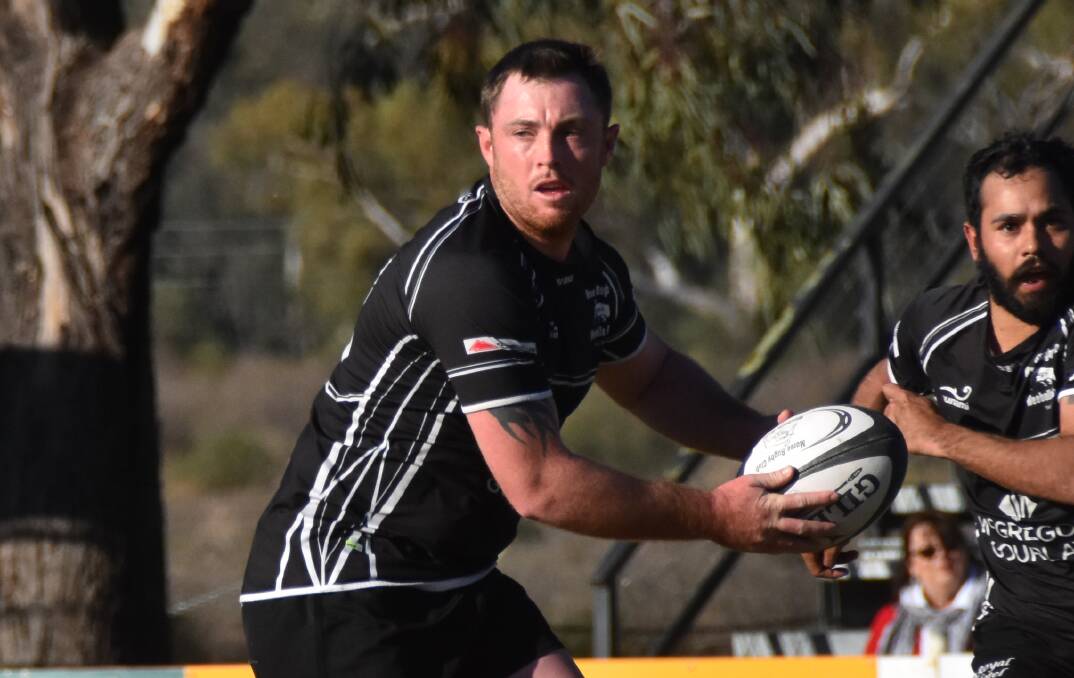CODE-HOPPER: Ben Williams, pictured playing rugby for the Moree Bulls in 2019, will coach the Boars in 2021.