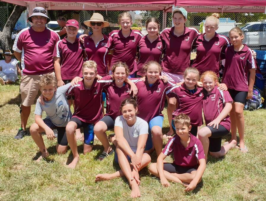 BIG WEEKEND: The 360 Scully Park Swimming Club at the NSW Country Regionals in Orange. Photo: Facebook