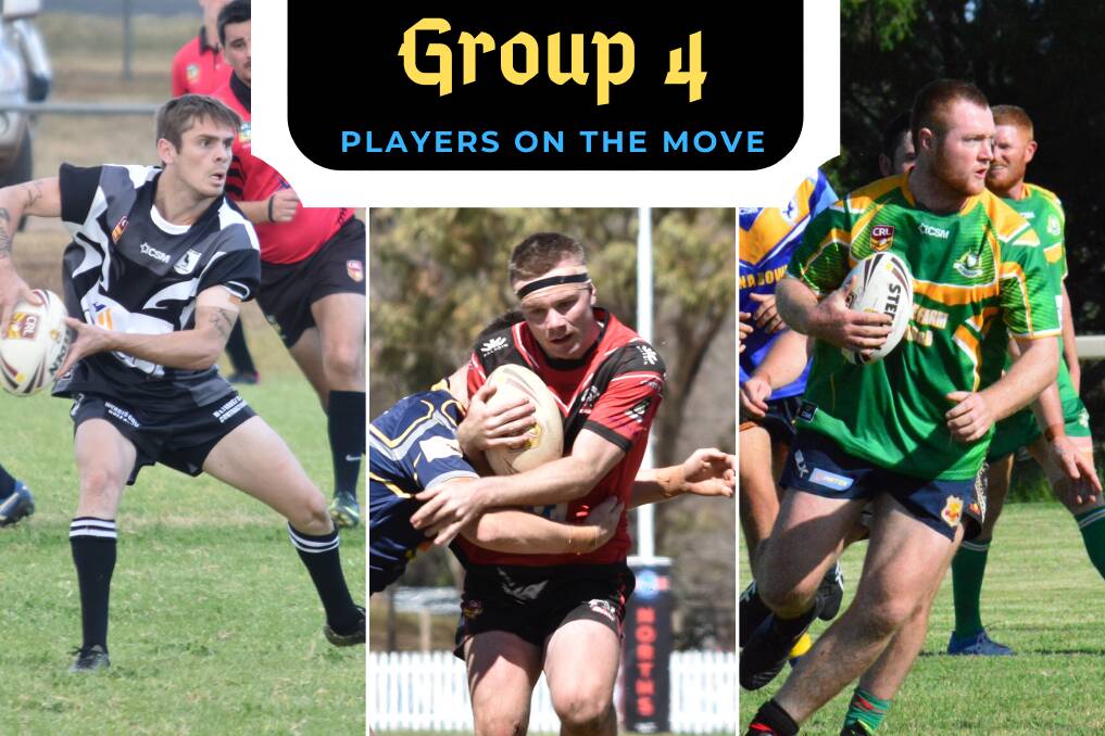 MOVEMENT: There's been a stack of signings for the 2020 Group 4 season. Photos: Ben Jaffrey and Sue Haire