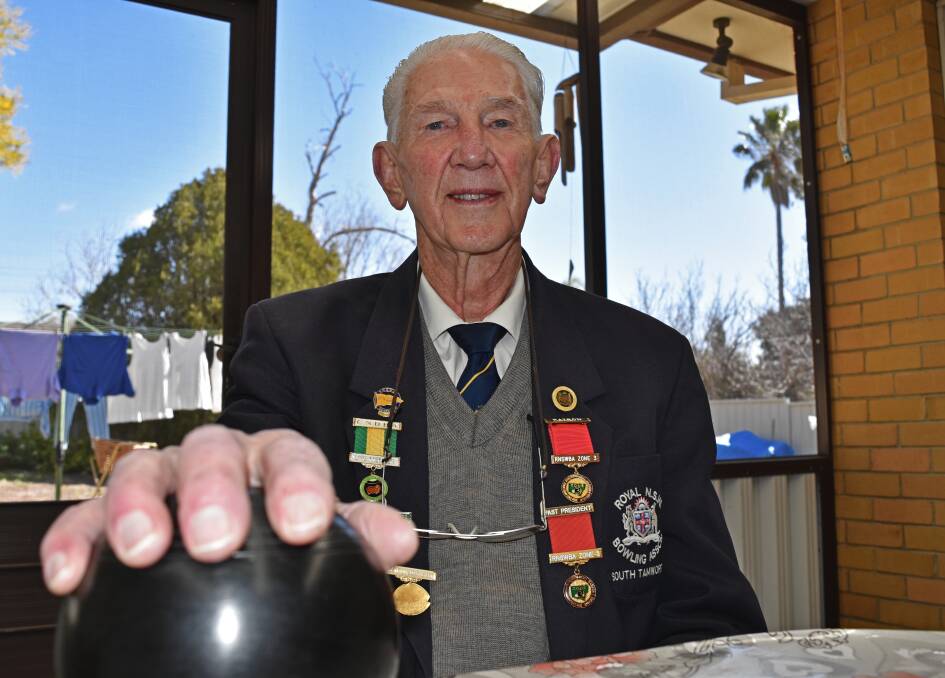 GIVER: Kevin Clifton is a past president of both the South Tamworth Bowling Club and the Central North District Bowling Association. Photo: Ben Jaffrey