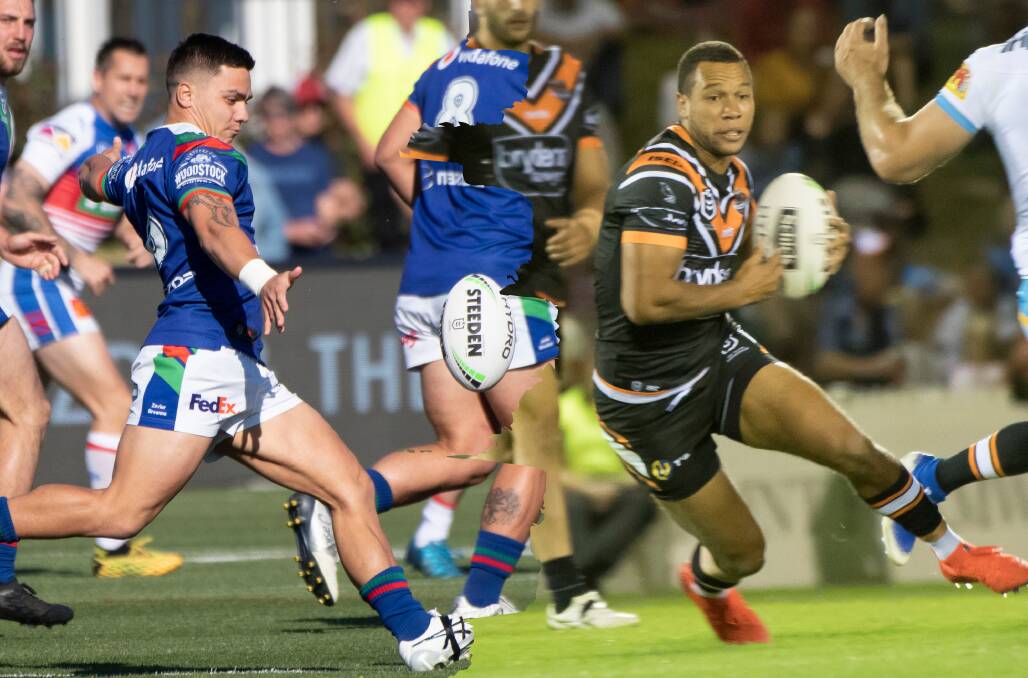 NRL CITY: The New Zealand Warriors left Tamworth on Tuesday while the Wests Tigers will be in town from Sunday. Photos: Peter Hardin