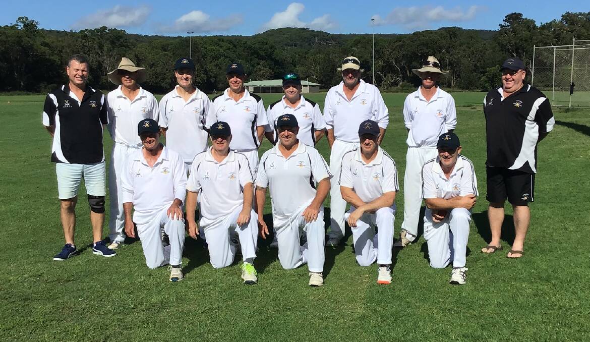 TOUGH START: The Tamworth over 50s side on the Central Coast earlier this week. Photo: Supplied