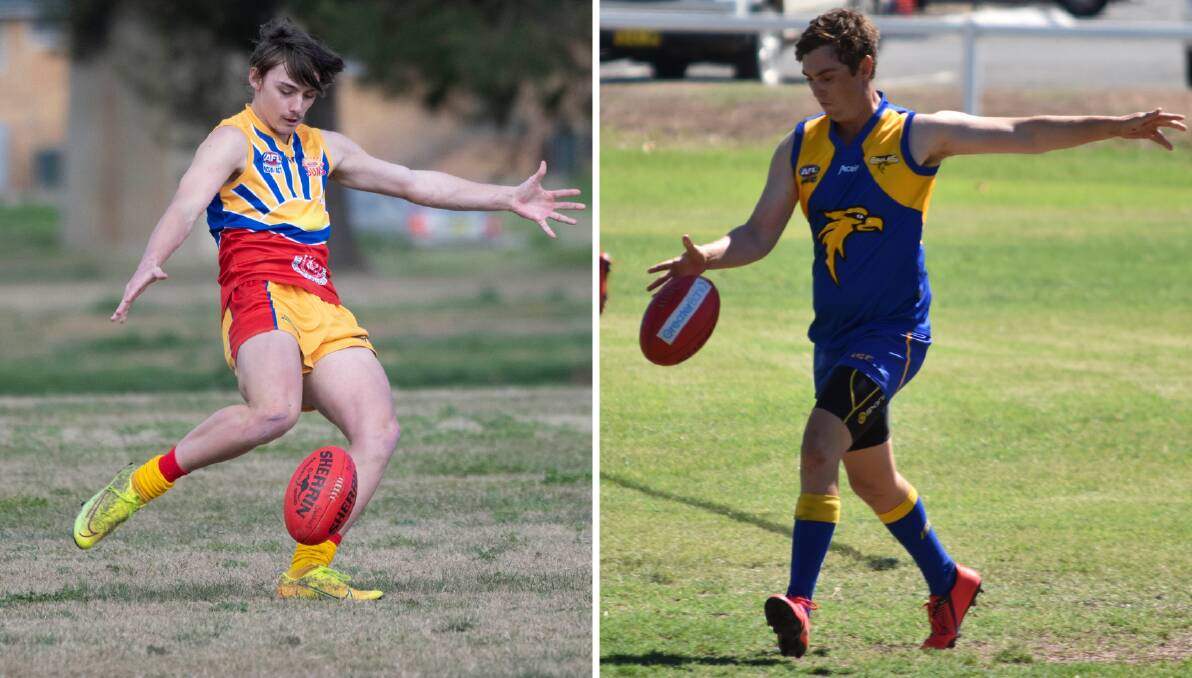 JOINING FORCES: The Moree Suns and Narrabri Eagles will form a joint venture for the 2021 season. Photos: Peter Hardin and Ben Jaffrey
