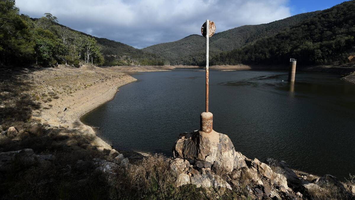 SECURITY: The new Dungowan dam won't create new water licences. Photo: Peter Hardin