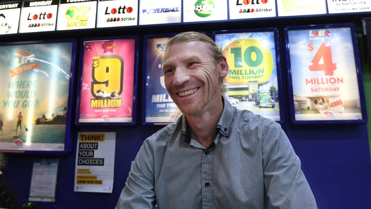 There was a mystery Lotto winner in March and Newsagent Dean Finlay said he hoped the winner was 'someone who needs it'. Photo: Gareth Gardner