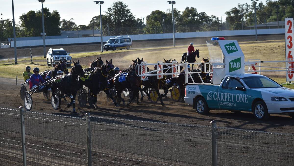 Racing at the Tamworth Paceway won't be going ahead today.
