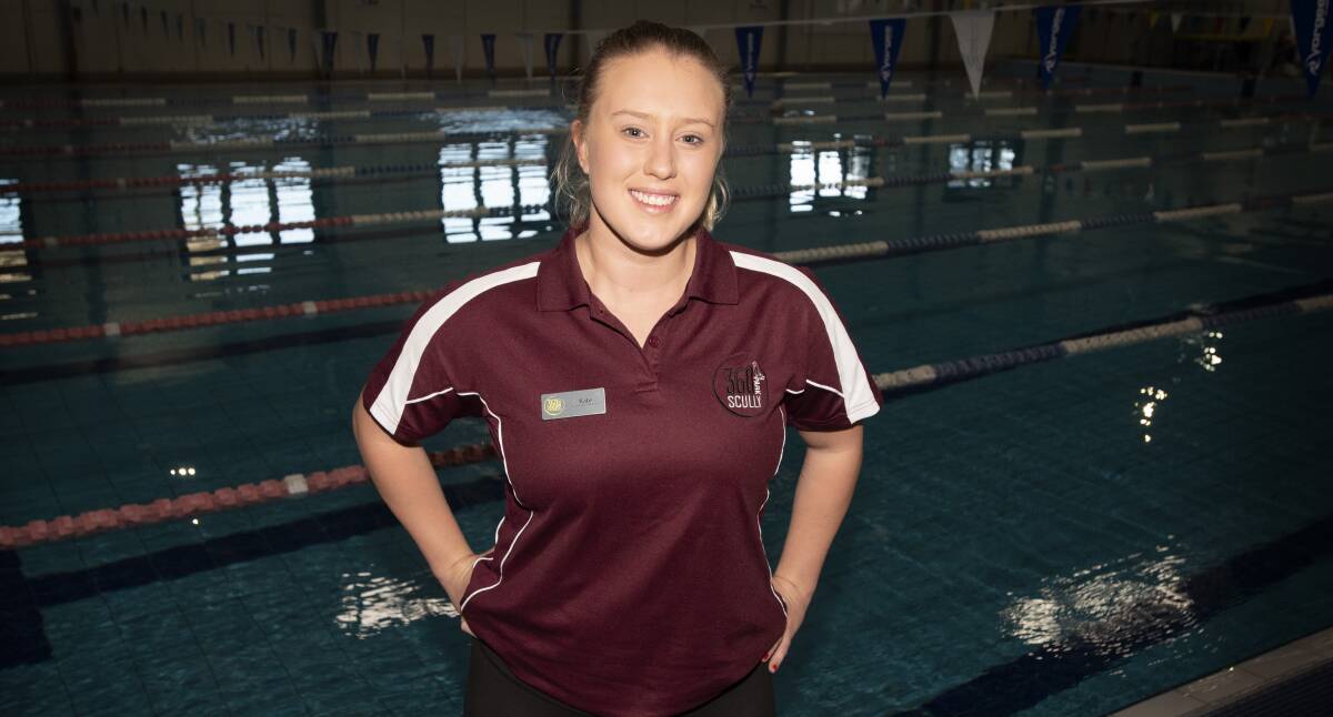 MENTOR: Kate Bolte has been head coach at 360 Scully Park Swimming Club for about two months. Photo: Peter Hardin
