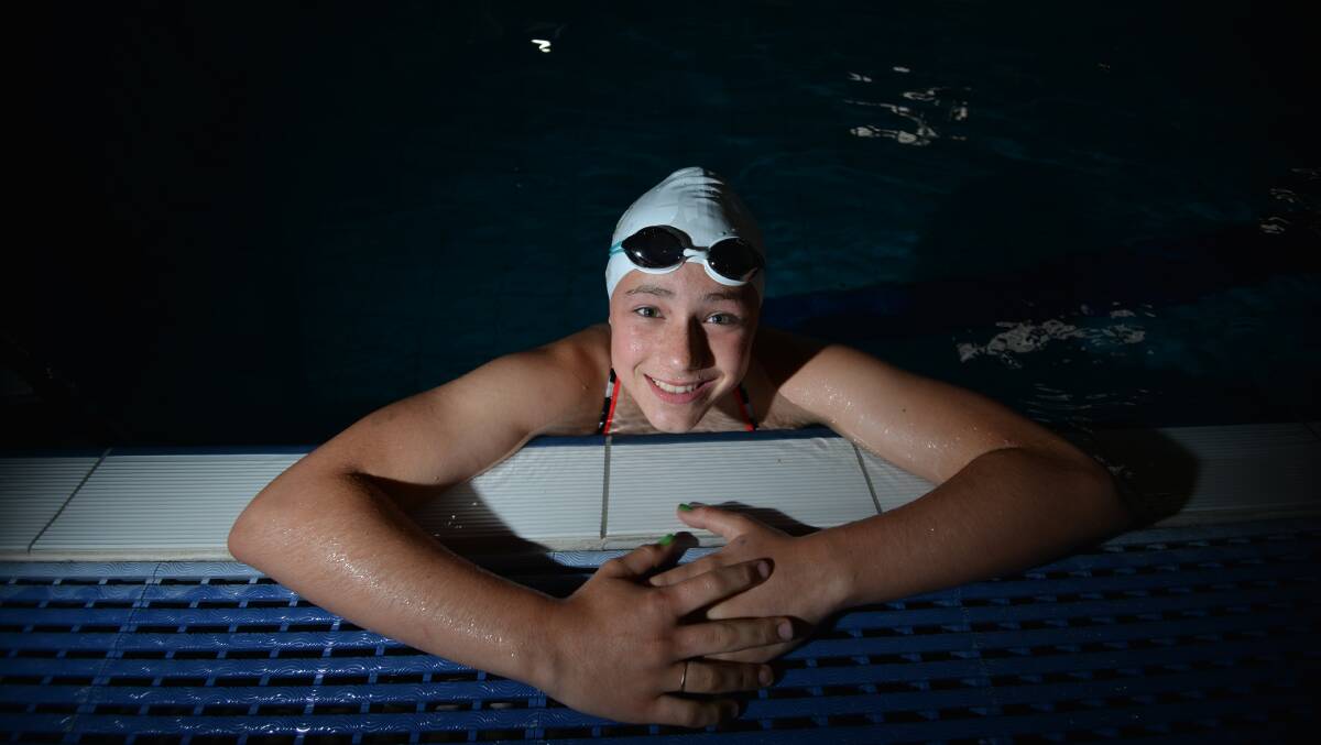 FLY: Bella Pollard will compete in three events at the state age championships. Photo: Ben Jaffrey
