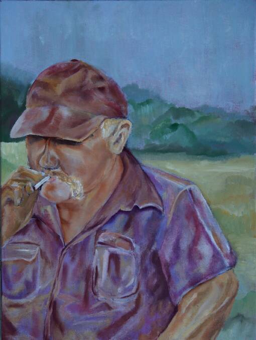 Portrait of a Bundarra stock man named finalist in Waverley Art Prize