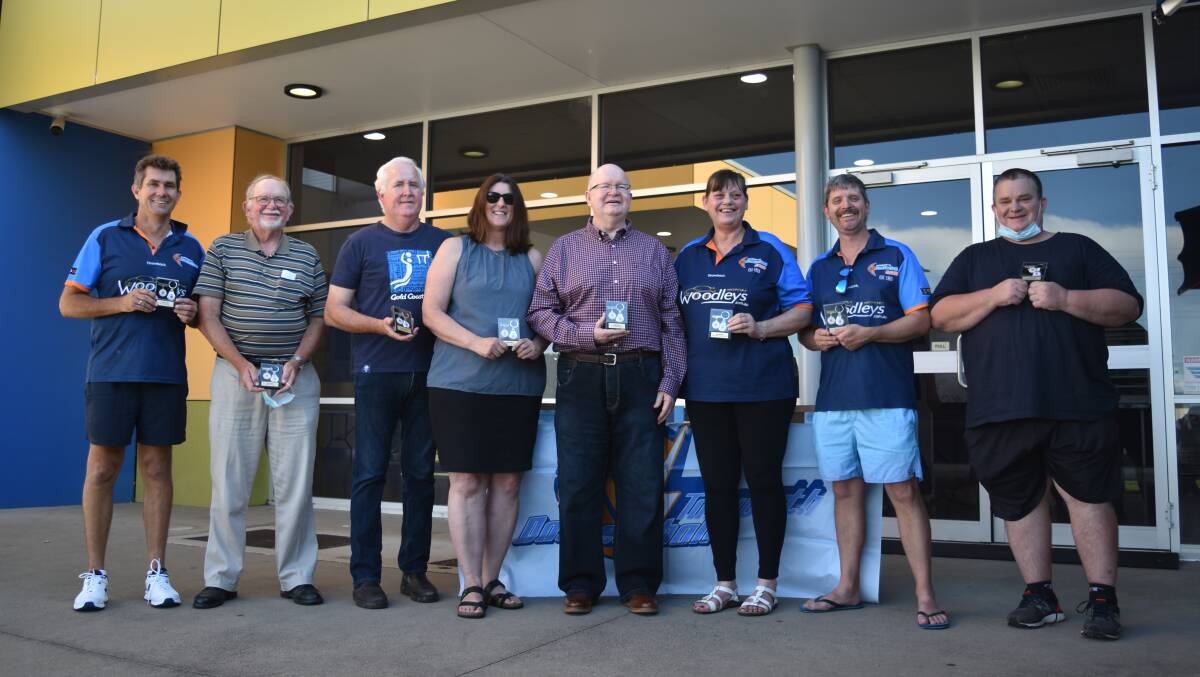 Tamworth Basketball Association life members were honoured on Tuesdays when gifted award pins.