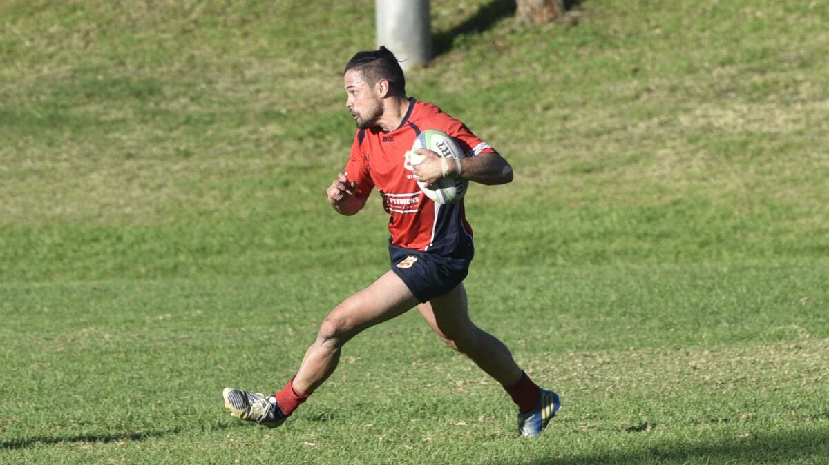 ON THE RUN: Dennis Gordon, pictured playing for the Gunnedah Red Devils, has linked up with the Narrabri Blues for the 2021 season. Photo: Billy Jupp 