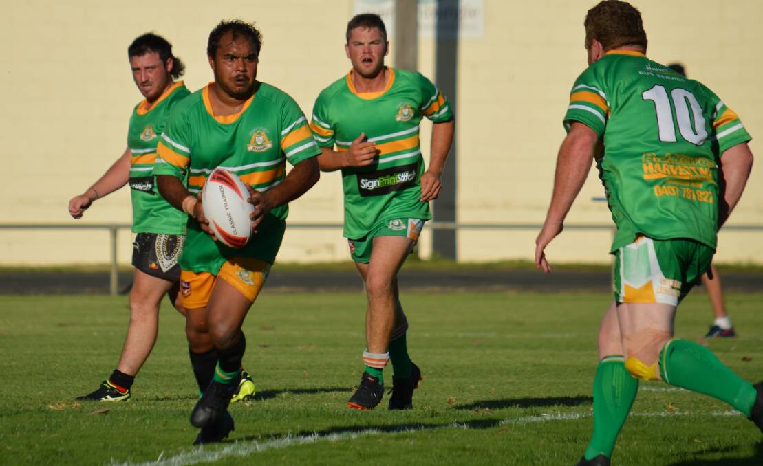 SIGNING: Kaylan Murray was a standout for Boggabri in Saturday's trial match against Coonabarabran. Photo: Sue Haire