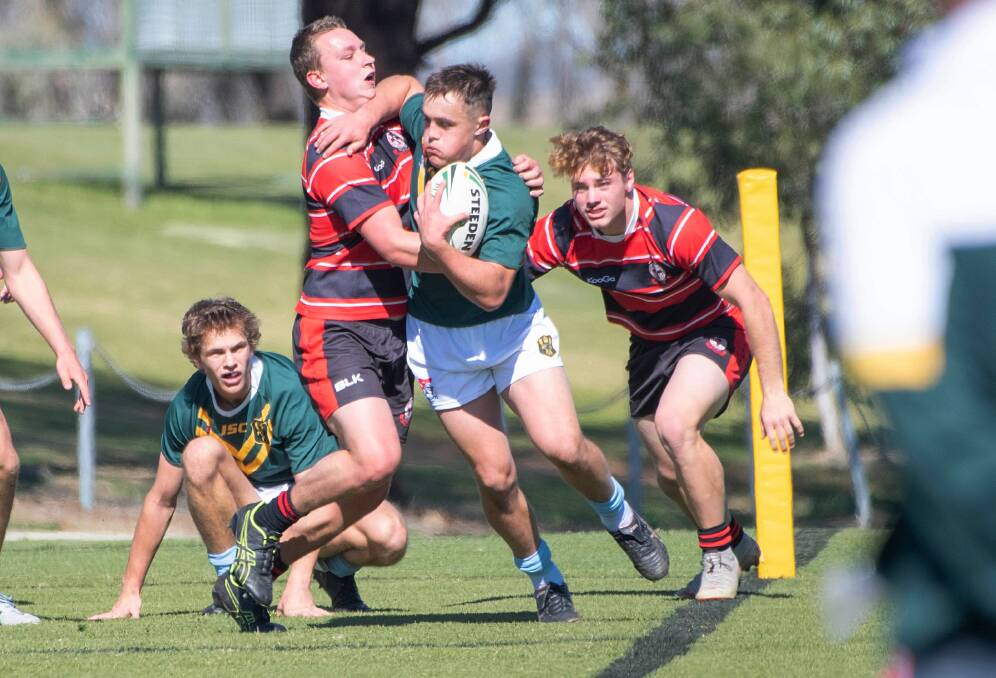 Mitchell Henderson in action for Farrer last year.