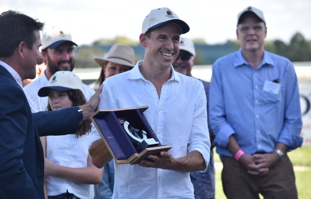 WINNER: Sam Clifton was a winning owner at Country Championships Qualifier Day at Tamworth in 2021. Photo: Ben Jaffrey