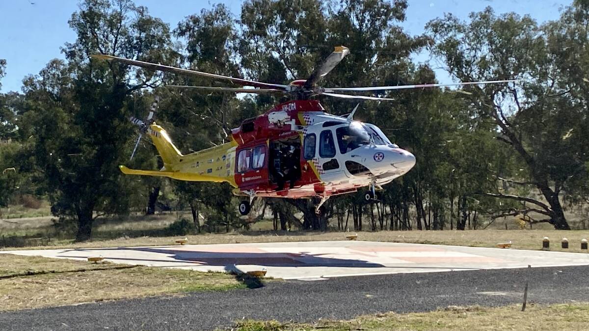 Rescue chopper has a new place to land in Quirindi