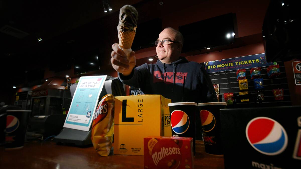 KEEPING IN TOUCH: Grant Lee at the Candy Bar at Forum 6 Cinemas. Photo: Gareth Gardner