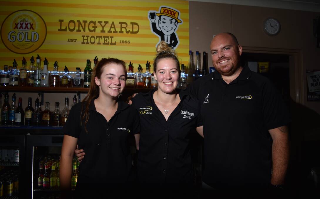 BIG TWO WEEKS: Longyard Hotel employees Cait Shipley, Alice O'Connor and Tim McHugh are preparing for TCMF. Photo: Ben Jaffrey