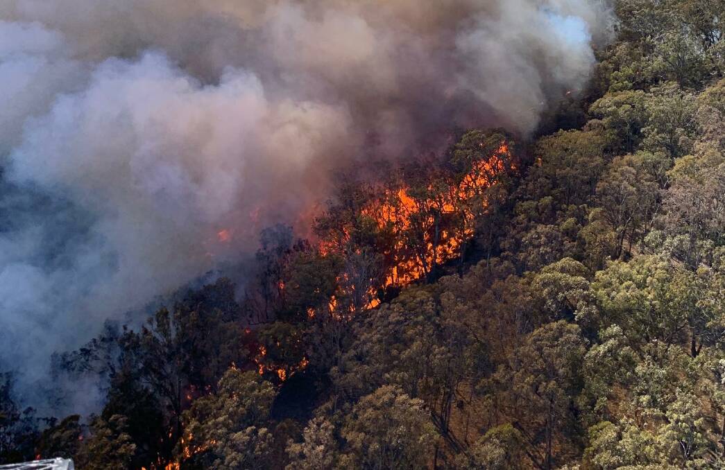 The fire in bushland around Drake has been the most destructive, burning through more than 60,000 hectares and 16 properties since it started almost two weeks ago. Photo: NSW RFS