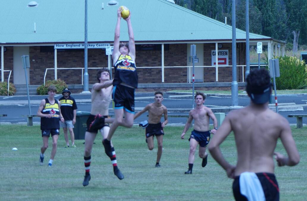 UP: The Northern Heat get stuck into training. Photo: Supplied