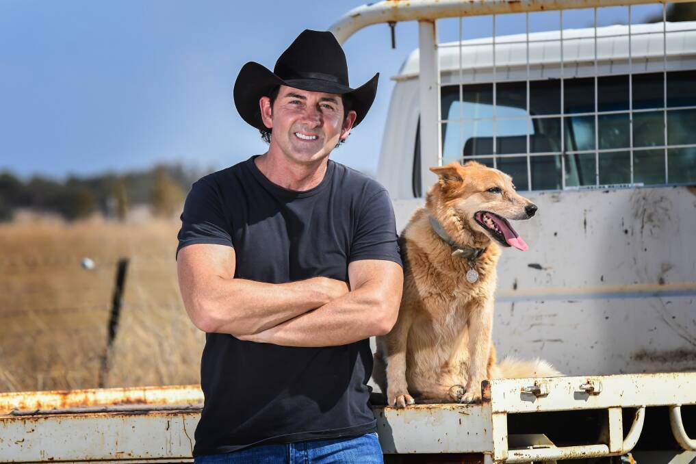 BACK IN TOWN: Lee Kernaghan is nominated for four Golden Guitars, including vocal collaboration of the year for a duet with James Blundell. Picture: Peter Hardin
