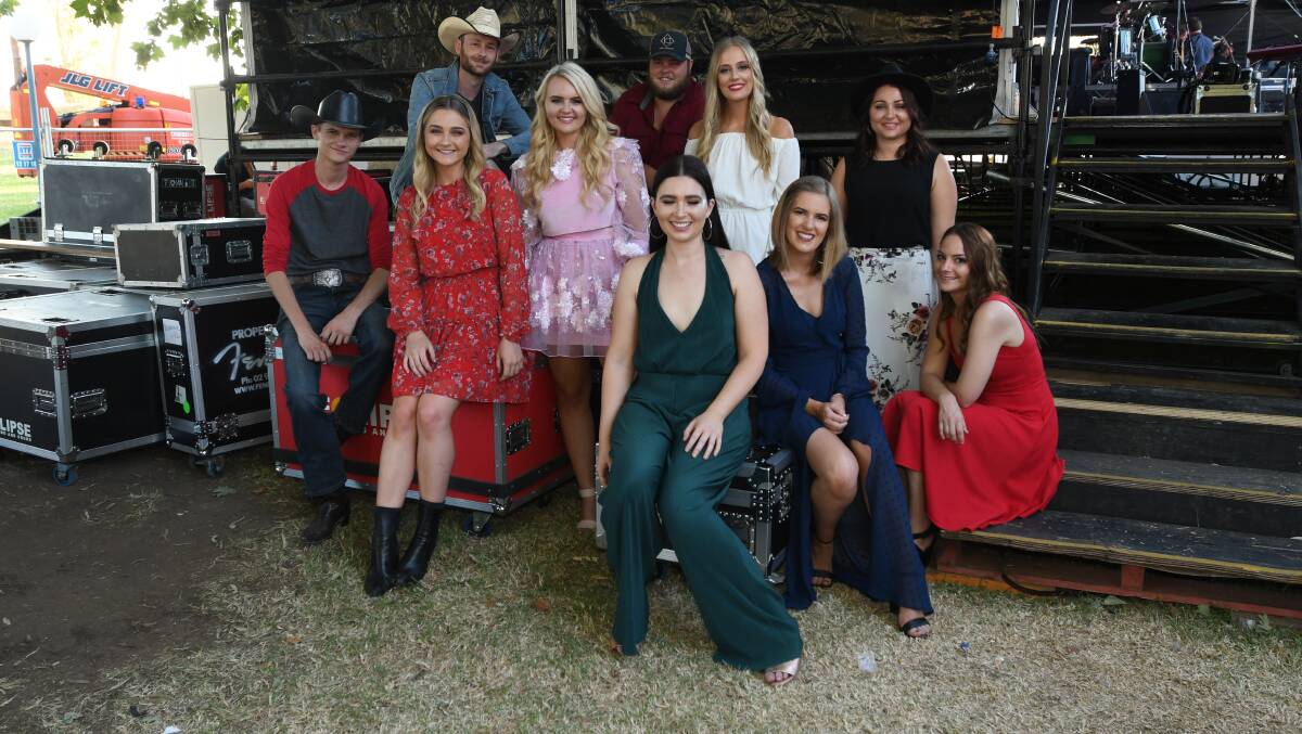 Tanya Cornish (back right) with the other nine Toyota Star Maker grand finalists.