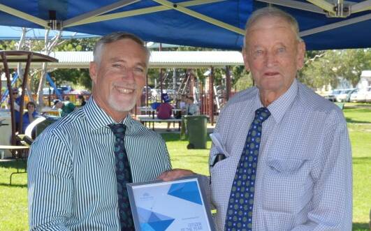 Bob Kneipp was named Inverell's Citizen of the Year in 2015.