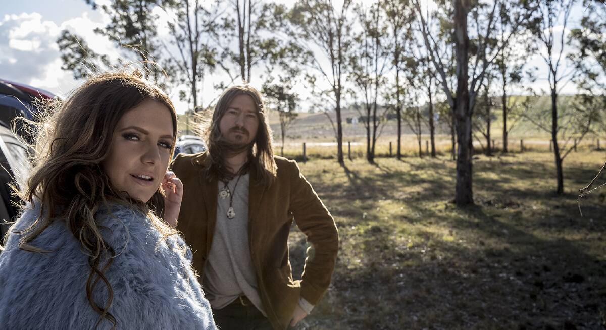 ON THE ROAD: Adam Eckersley and Brooke McClymont are touring after releasing their album, Adam & Brooke, last week.
