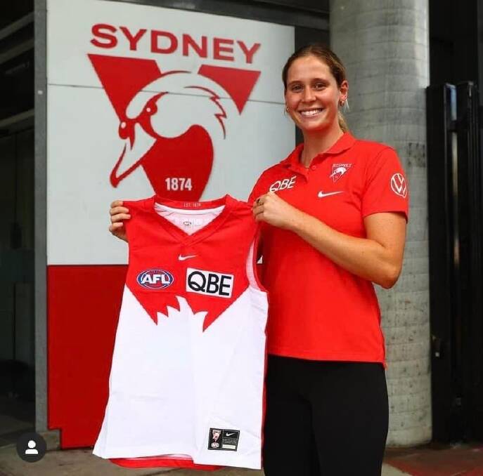 "Alice has elite hands and a left foot that can find targets" ... Swans AFLW coach Scott Gowans. Picture supplied