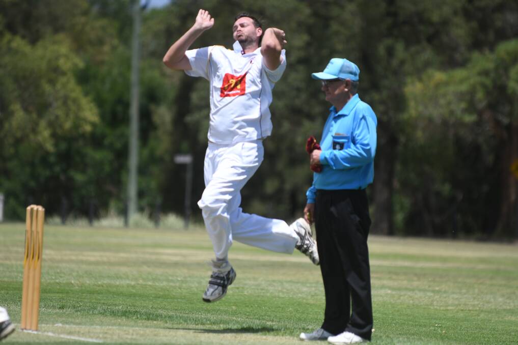 LEAN AND MEAN: City United quick Andrew Baines has returned to cricket with a bang this season.