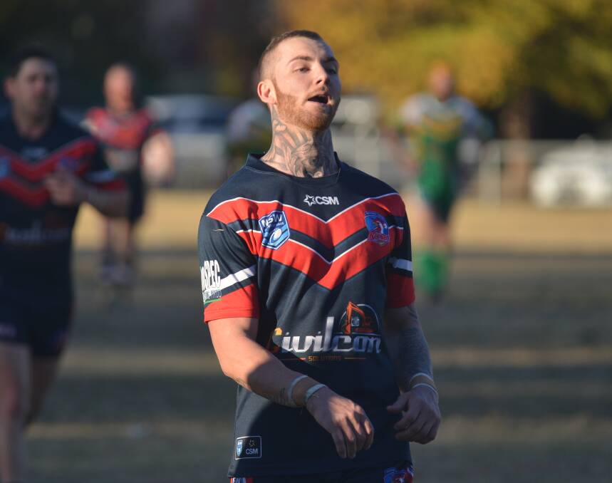 FORM GUIDE: Kooty centre Ryley Mackay has another fine display, crossing for two tries.