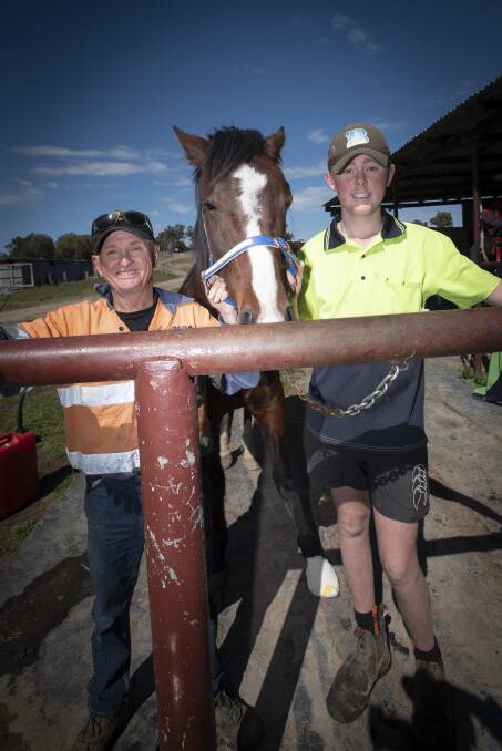 THE VERDICT: Dean Chapple says his son, Jack, has great potential as a reinsman. Photo: Peter Hardin