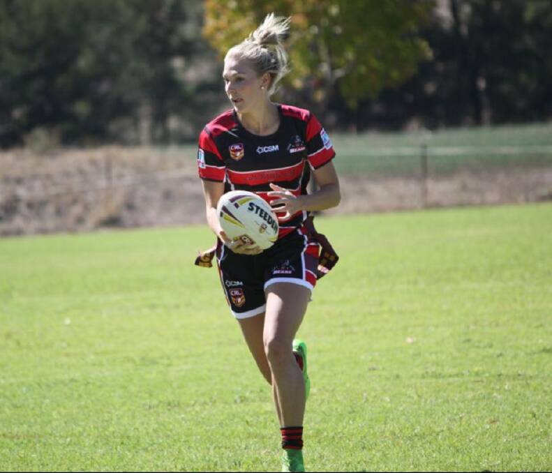 ELEVATED THREAT: Kimberley Resch has scored 36 tries for the Bears this season.
