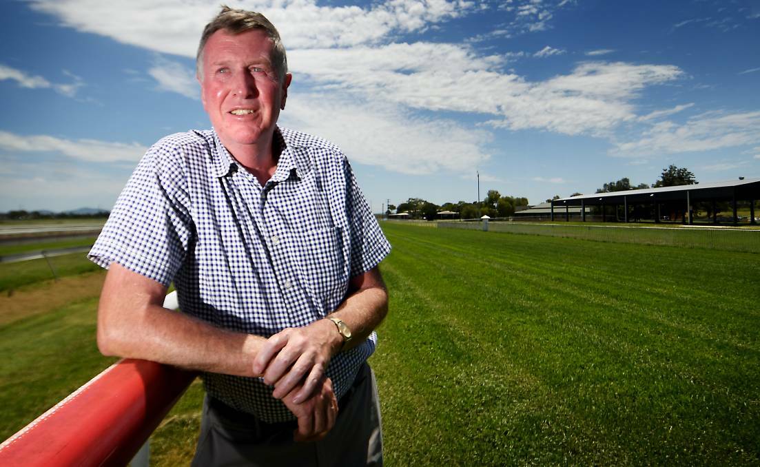 FULL ON: Tamworth Jockey Club administrator David Jewell is busy preparing for the Tamworth Country Championships Qualifier.