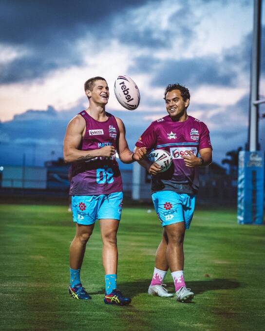 Bone returns for Cutters training ahead of the 2024 season. Picture by Mackay Cutters