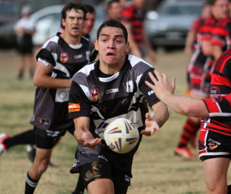 ATTACK MODE: Magpies centre Isaah Millgate looks to spark a raid.
