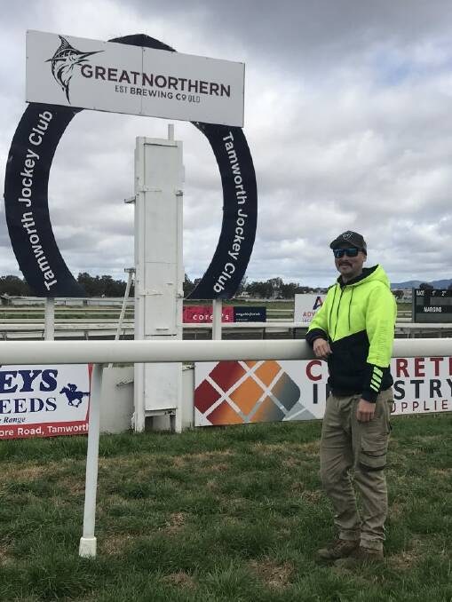 UPBEAT: Track Manager Mitch Robinson is confident the Tamworth Jockey Club is up to handling three meetings in a busy month of racing. Photo: Supplied