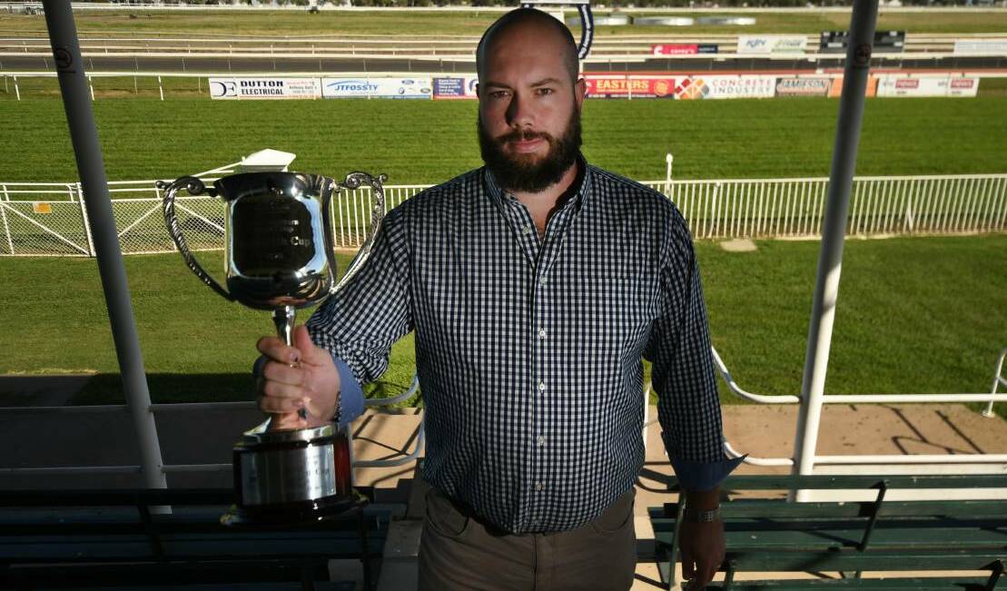 BUOYANT: Tamworth Jockey Club general manager Mitch Shaw says there has been "strong" acceptances for Monday's TAB meeting.