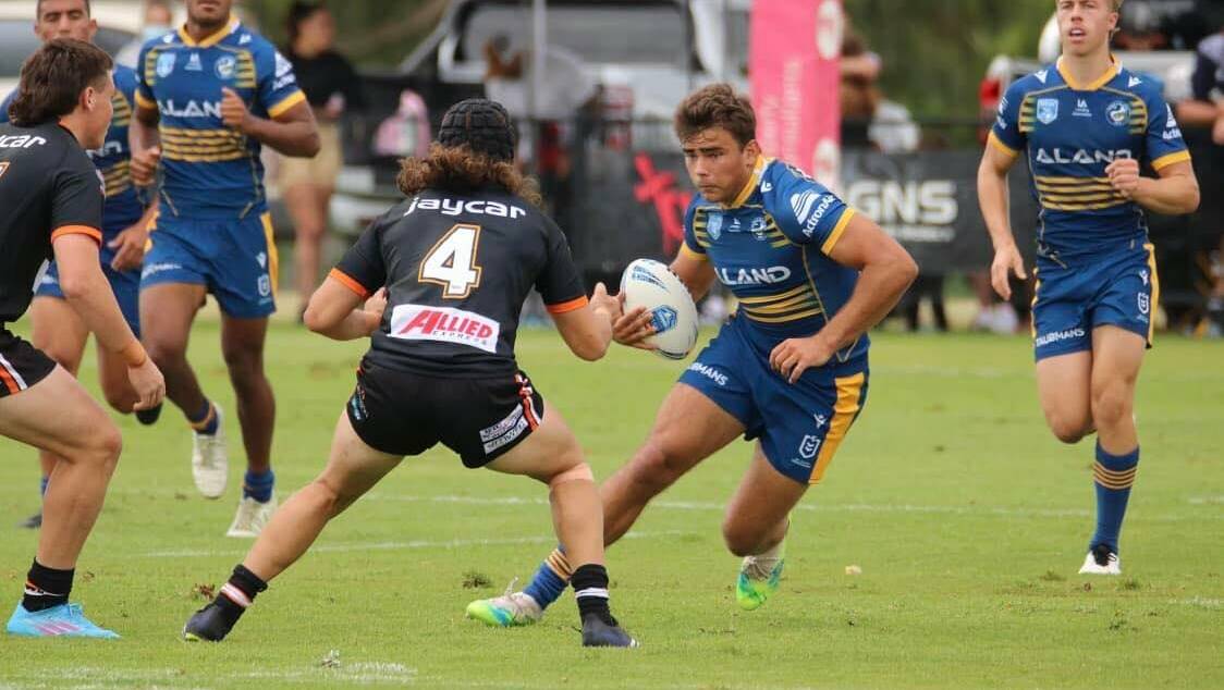 FREE FLOW: Parry in action for the Eels' SG Ball side this year. Photo: Facebook