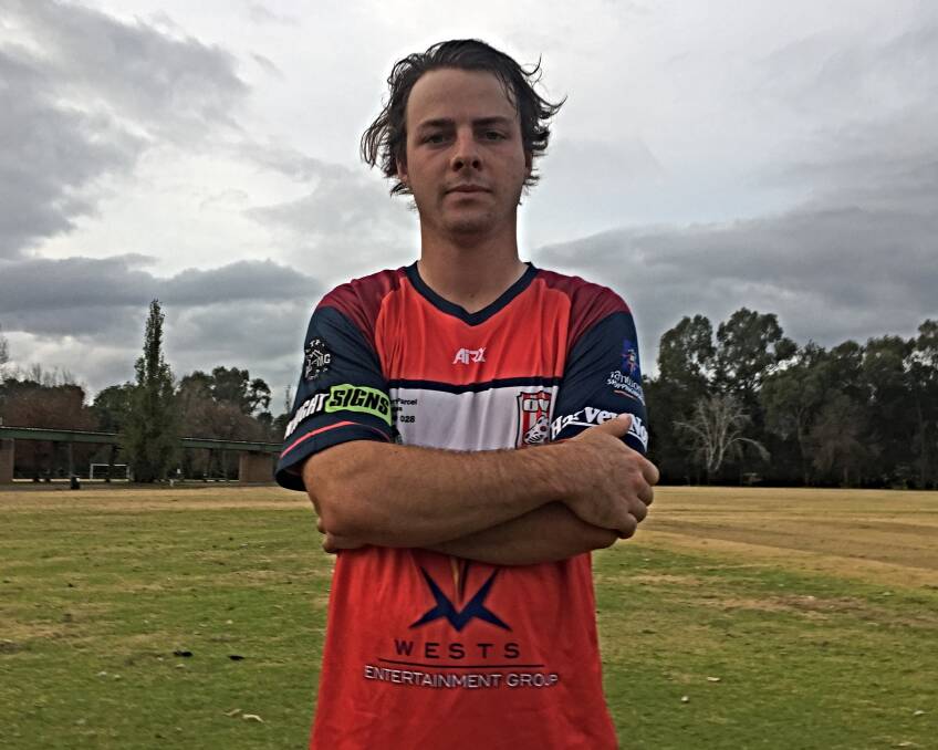 THE WALL: Will Menz continues to impress in defence at Oxley Vale Attunga.