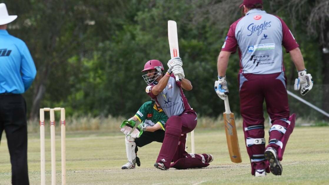 IN FORM: West Tamworth skipper Dave Mudaliar blasted 91 against Bective East last week to keep his and Wests' hot run going. Photo: Gareth Gardner  