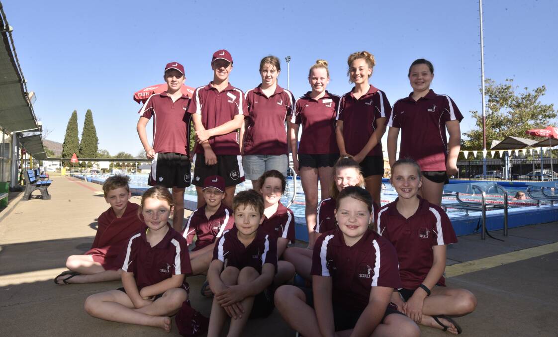 LOCKED AND LOADED: 360 Scully Park Swimming Club members, who will compete at the club's annual carnival on Sunday. Photo: Billy Jupp
