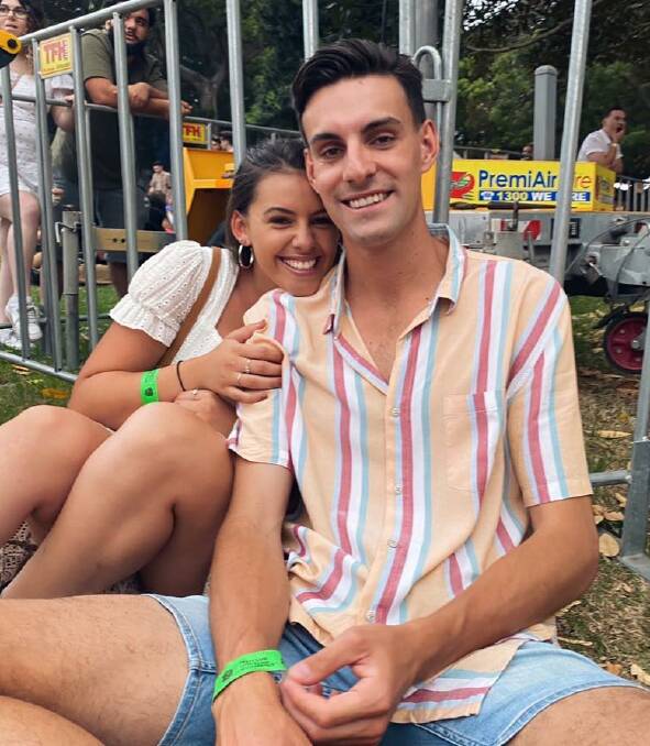 YEAR TO SAVOUR: Rhys Chillingworth and his girlfriend, Madison Sharp, are in the midst of a significant chapter of their lives. Photo: Facebook