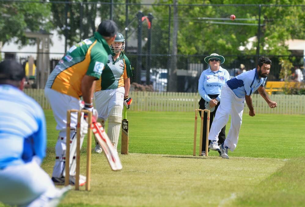 PERPETUAL MOTION: Farran Lamb fires up for Court House in a Twenty20 win over Kookaburras at Wolseley Oval on Saturday. Photo: Mark Bode