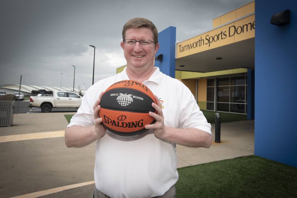'REBUILD': Tamworth Basketball Association president Scott Ward says it is all systems go for the Thunderbolts. Photo: Peter Hardin