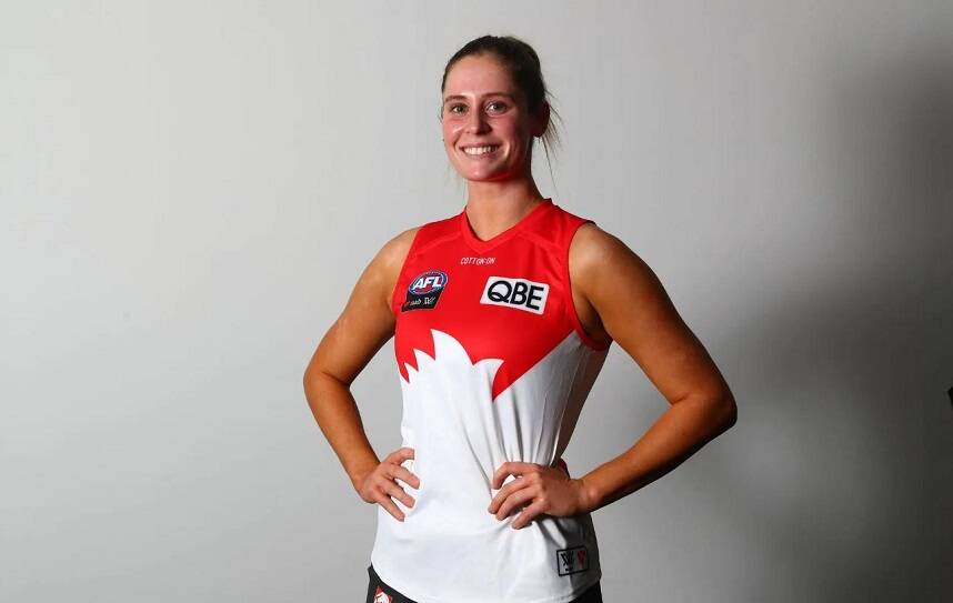 TALENT: "Alice has elite hands and a left foot that can find targets," says Scott Gowans, the Swans' AFLW coach. Photo: Supplied