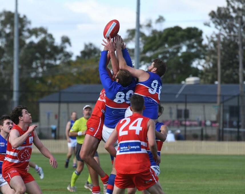 ON SONG: Gunnedah hopes to fly high against the Kangaroos this round.