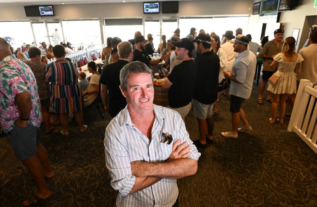 Cowboys president Rob Brady attends the club's 2024 season launch at Tamworth Racecourse. Picture by Gareth Gardner