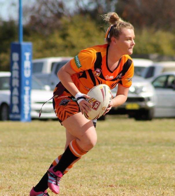STOKED: Hannah Skewes is bathing in the new dawning of women's rugby league. 