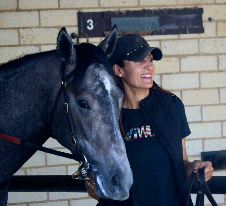 DASH FOR CASH: Suncraze, trained in Tamworth by Melanie O'Gorman (pictured with another horse), has again been given a shot at the $1.3 million Kosciuszko (1200m) at Royal Randwick. Photo: Facebook 